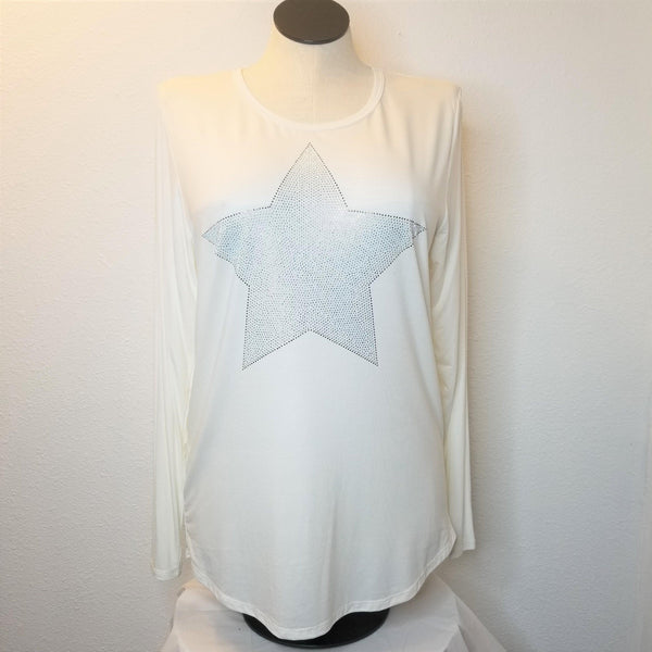 Long sleeve with star. - The Fringe Spa'Tique