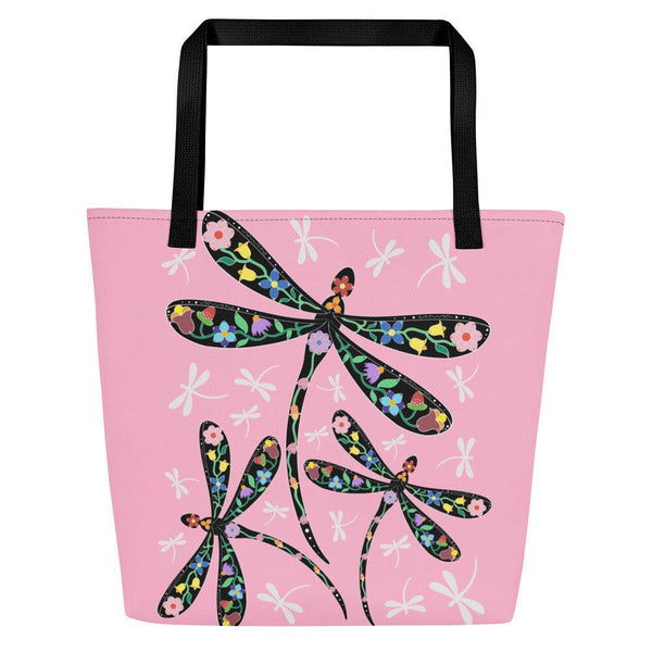 Pink Dragonfly Tote - The Fringe Spa'Tique