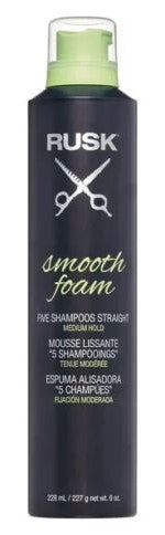 Rusk Smooth Foam Five Shampoos Straight