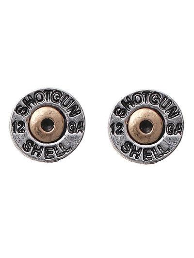 12MM Bullet Shell Earrings - The Fringe Spa'Tique