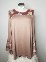 FLORAL PRINT TUNIC - The Fringe Spa'Tique