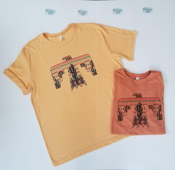 Aztec Free Bird Tshirt - The Fringe Spa'Tique