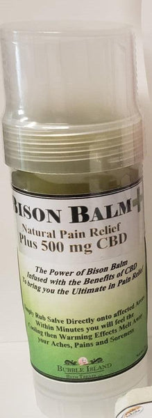 Bison Balm Natural Pain Relief with CBD - The Fringe Spa'Tique