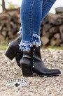 BOUJEE BABE BOOTIES * BLACK - The Fringe Spa'Tique