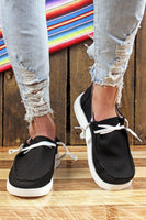 HIT THE STREETS BLACK FASHION SNEAKER - The Fringe Spa'Tique