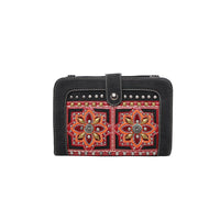 Embroidered Collection Phone Wallet/Crossbody/Organizer - The Fringe Spa'Tique