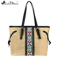 Montana West Aztec Collection Tote - The Fringe Spa'Tique