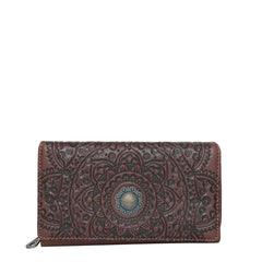 Montana West Western Tooling Collection Wallet - The Fringe Spa'Tique