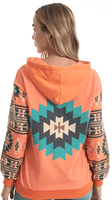 American Bling Women Aztec Graphic Hoodie - The Fringe Spa'Tique