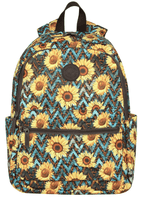 Montana West Sunflower Print Backpack - The Fringe Spa'Tique