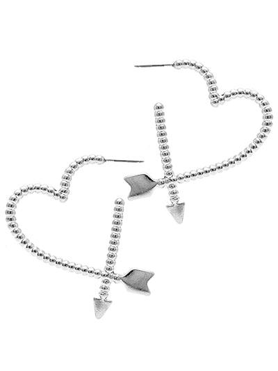 TEXTURED ARROW HEART - The Fringe Spa'Tique