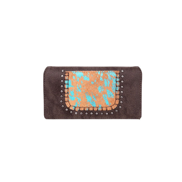 Trinity Ranch Hair-On Collection Secretary Style Wallet - The Fringe Spa'Tique