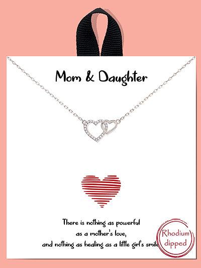 Mom & Daughter Necklace - The Fringe Spa'Tique
