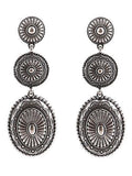 Western Concho Post Earrings - The Fringe Spa'Tique