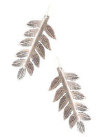 Western Metal Leaf Earrings - The Fringe Spa'Tique