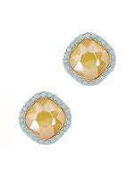 Yellow Stone Diamond Earrings - The Fringe Spa'Tique