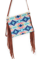 Hana - Aztec Tassel Crossbody Bag