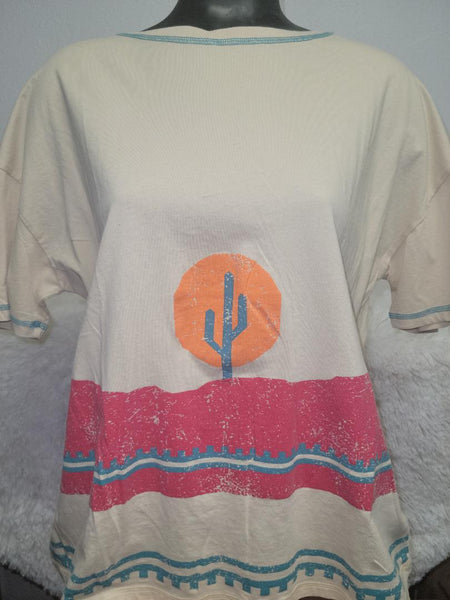 American Bling Cactus Tee XL/2XL - The Fringe Spa'Tique